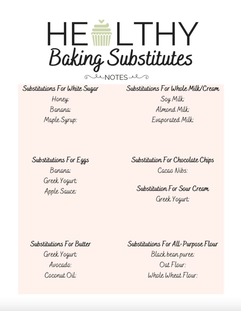 1711082218 597 Healthy Baking Substitutes for 6 Common Ingredients