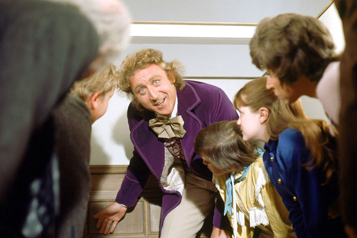 Willy Wonka in the film 'Willy Wonka & the Chocolate Factory', 1971.