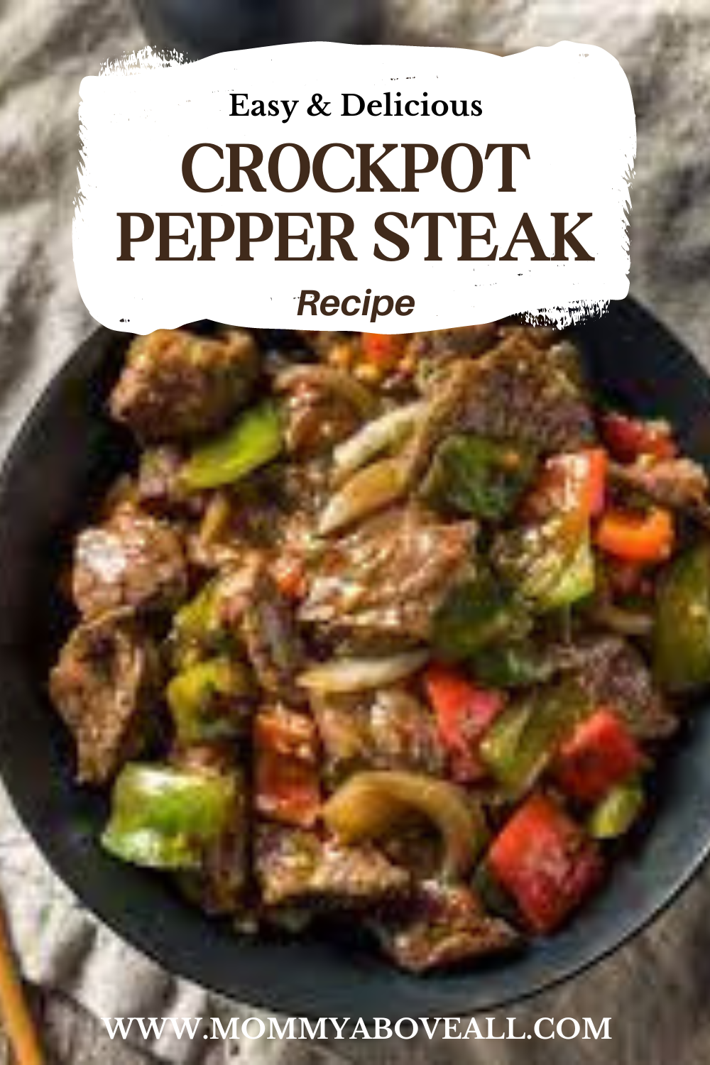 Amazing Crockpot Pepper Steak Recipe