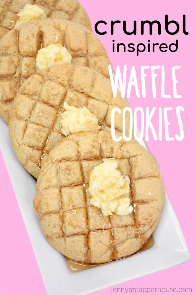Crumbl Inspired Waffle Cookie - Jenny at dapperhouse