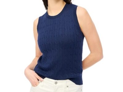 Washable Workwear Wednesday: Cable Sweater Shell