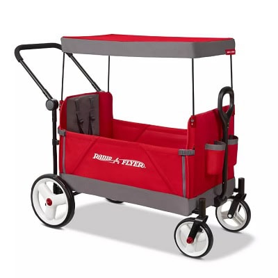 Target Radio Flyer Convertible Stroller Wagon with Canopy
